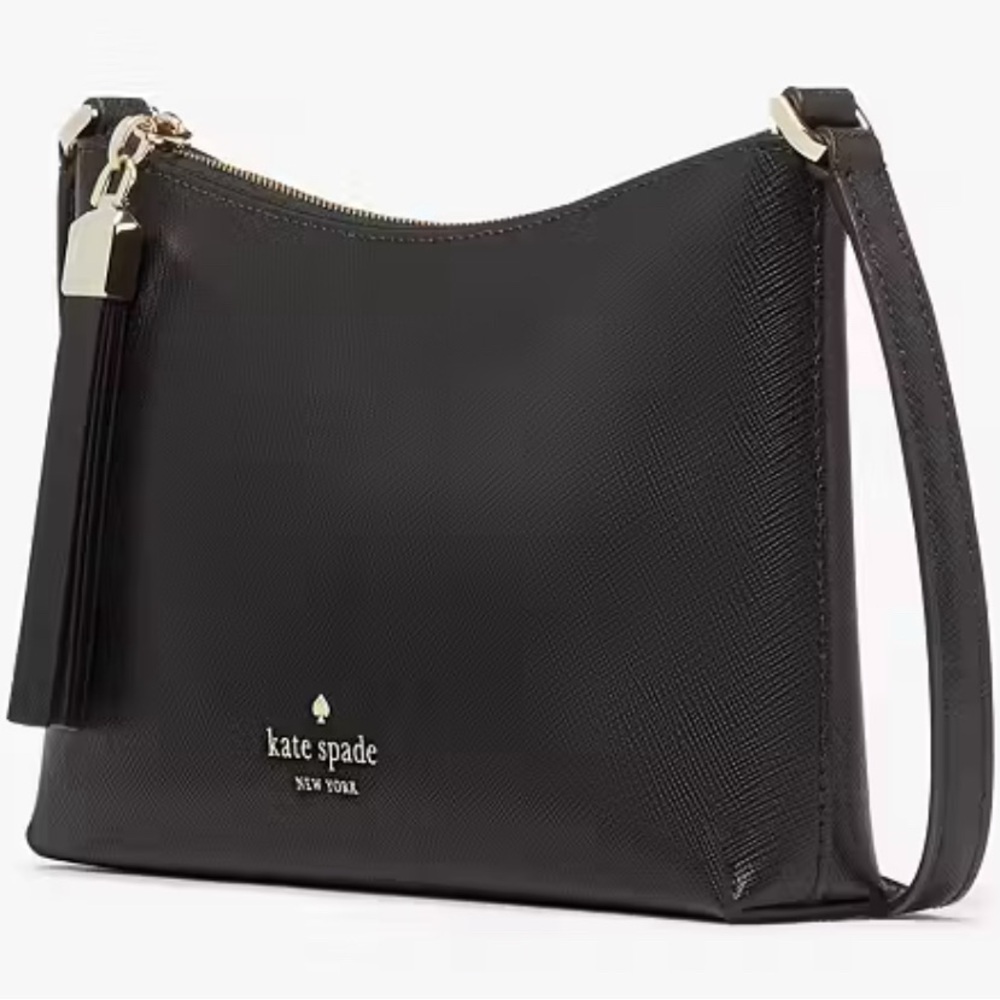 Kate Spade Sadie Crossbody Bag Black/Gold (NWT)